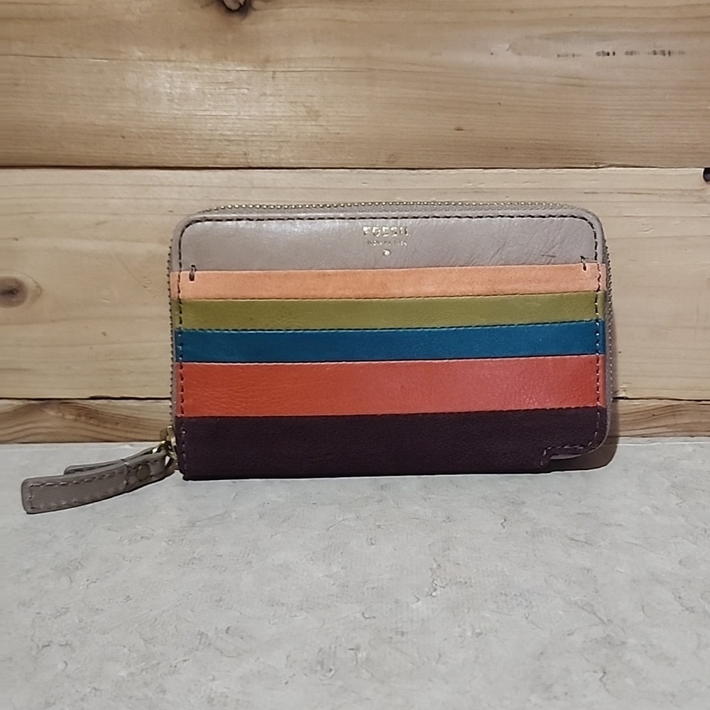 Fossil Color Block Wallet card holder